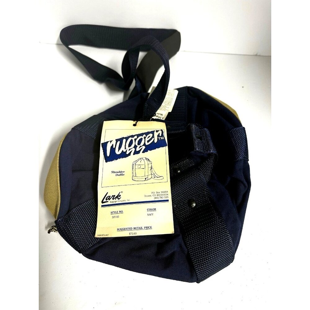 Brand New W Tags Rugger Original Bag Shoulder Duffle Color Navy